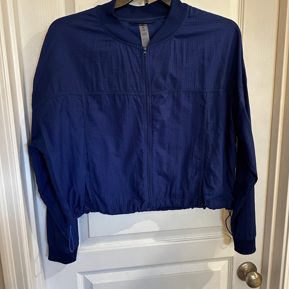 Blue Drawstring Jacket - Picture 1 of 4